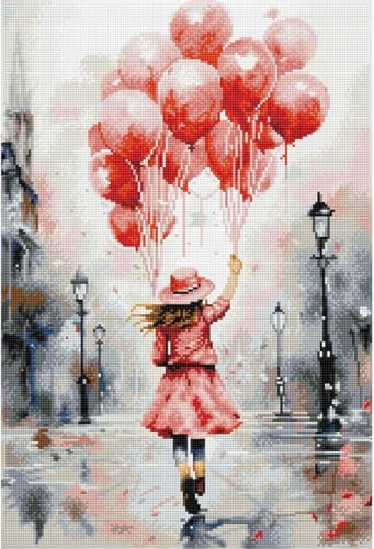 DIAMOND DOTZ 2593780 Original 5D Diamond Painting Set, Luftballons, DIY Diamant-Malerei-Kit mit runden Glitzersteinen, ab 12 Jahren, Intermediate DIAMOND DOTZ 2593780 Original 5D Diamond Painting Set, Luftballons, DIY Diamant-Malerei-Kit mit runden Glitzersteinen, ab 12 Jahren, Intermediate von DIAMOND DOTZ