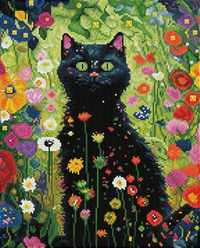 DIAMOND DOTZ 2593880 Original 5D Diamond Painting Set, Katze im Garten, DIY Diamant-Malerei-Kit mit runden Glitzersteinen, ab 12 Jahren, Intermediate DIAMOND DOTZ 2593880 Original 5D Diamond Painting Set, Katze im Garten, DIY Diamant-Malerei-Kit mit runden Glitzersteinen, ab 12 Jahren, Intermediate von DIAMOND DOTZ