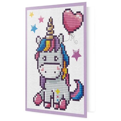 DIAMOND DOTZ DDG.006 - Original Diamond Painting Gru?karte Welcome Baby, Postkarte 12,6 x 17,7 cm, Kreativset mit 1.233 Diamant Mosaiksteinen, DIY Malset f?r Erwachsene und Kinder ab 8 Jahren DIAMOND DOTZ DDG.006 - Original Diamond Painting Gru?karte Welcome Baby, Postkarte 12,6 x 17,7 cm, Kreativset mit 1.233 Diamant Mosaiksteinen, DIY Malset f?r Erwachsene und Kinder ab 8 Jahren von DIAMOND DOTZ