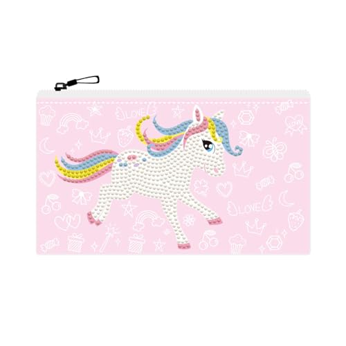 DIAMOND DOTZ DOTZIES 2592609 Original 5D Diamond Painting Etui Set, Einhorn, Kreativ-Kit für DIY Mäppchen mit Glitzersteinen, Diamanten-Bastelset für Kinder ab 6 Jahren DIAMOND DOTZ DOTZIES 2592609 Original 5D Diamond Painting Etui Set, Einhorn, Kreativ-Kit für DIY Mäppchen mit Glitzersteinen, Diamanten-Bastelset für Kinder ab 6 Jahren von DIAMOND DOTZ