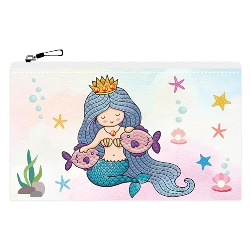 DIAMOND DOTZ DOTZIES 2592611 Original 5D Diamond Painting Etui Set, Meerjungfrau, Kreativ-Kit für DIY Mäppchen mit Glitzersteinen, Diamanten-Bastelset für Kinder ab 6 Jahren DIAMOND DOTZ DOTZIES 2592611 Original 5D Diamond Painting Etui Set, Meerjungfrau, Kreativ-Kit für DIY Mäppchen mit Glitzersteinen, Diamanten-Bastelset für Kinder ab 6 Jahren von DIAMOND DOTZ