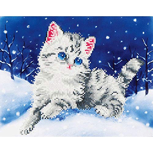 Diamant Dotz Komplette Diamant Facette Art Kit Kitten Im Schnee von DIAMOND DOTZ