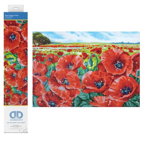 Diamond Dotz DD10-013 Mohnfeld, ca. 60 x 42 cm groß, Diamond Painting, Malen mit Diamanten, funkelndes Bild zum Selbstgestalten, für Kinder und Erwachsene Diamond Dotz DD10-013 Mohnfeld, ca. 60 x 42 cm groß, Diamond Painting, Malen mit Diamanten, funkelndes Bild zum Selbstgestalten, für Kinder und Erwachsene von DIAMOND DOTZ