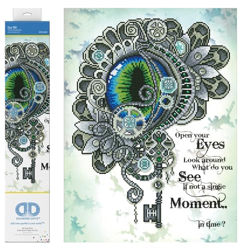 Diamond Dotz DD10-028 Auge, ca. 42 x 57 cm groß, Diamond Painting, Malen mit Diamanten, funkelndes Bild zum Selbstgestalten, für Kinder und Erwachsene Diamond Dotz DD10-028 Auge, ca. 42 x 57 cm groß, Diamond Painting, Malen mit Diamanten, funkelndes Bild zum Selbstgestalten, für Kinder und Erwachsene von DIAMOND DOTZ