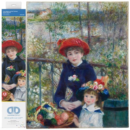 Diamond Dotz DD10-039 Two Sisters on the Terrace, ca. 42 x 52 cm groß, Diamond Painting, Malen mit Diamanten, funkelndes Bild zum Selbstgestalten, für Kinder und Erwachsene Diamond Dotz DD10-039 Two Sisters on the Terrace, ca. 42 x 52 cm groß, Diamond Painting, Malen mit Diamanten, funkelndes Bild zum Selbstgestalten, für Kinder und Erwachsene von DIAMOND DOTZ
