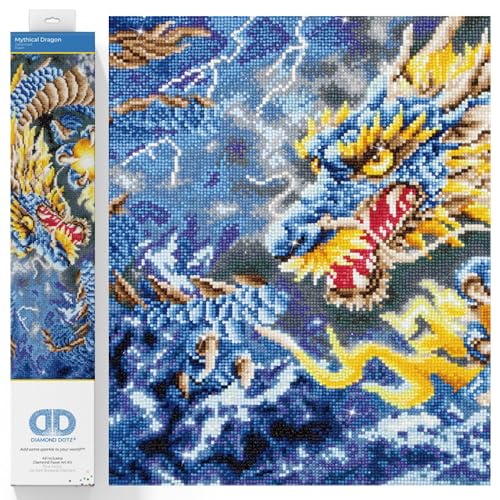 Diamond Dotz DD12-007 Mythischer Drache, ca. 68 x 47 cm groß, Diamond Painting, Malen mit Diamanten, funkelndes Bild zum Selbstgestalten, für Kinder und Erwachsene Diamond Dotz DD12-007 Mythischer Drache, ca. 68 x 47 cm groß, Diamond Painting, Malen mit Diamanten, funkelndes Bild zum Selbstgestalten, für Kinder und Erwachsene von DIAMOND DOTZ