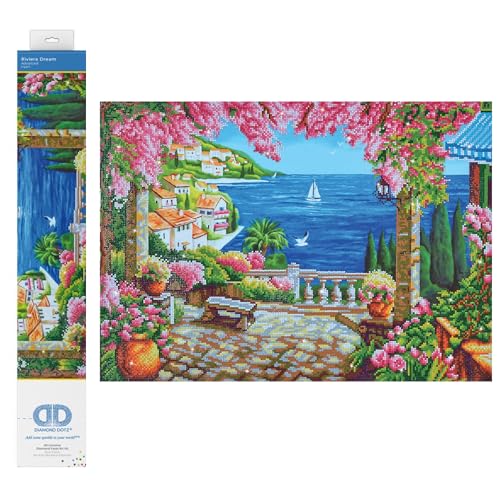 Diamond Dotz DD12-018 Riviera Traum, ca. 66 x 47 cm groß, Diamond Painting, Malen mit Diamanten, funkelndes Bild zum Selbstgestalten, für Kinder und Erwachsene Diamond Dotz DD12-018 Riviera Traum, ca. 66 x 47 cm groß, Diamond Painting, Malen mit Diamanten, funkelndes Bild zum Selbstgestalten, für Kinder und Erwachsene von DIAMOND DOTZ