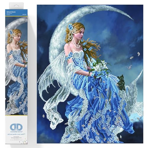 Diamond Dotz DD12-038 Mädchen im Mond, ca. 52 x 68 cm groß, Diamond Painting, Malen mit Diamanten, funkelndes Bild zum Selbstgestalten, für Kinder und Erwachsene Diamond Dotz DD12-038 Mädchen im Mond, ca. 52 x 68 cm groß, Diamond Painting, Malen mit Diamanten, funkelndes Bild zum Selbstgestalten, für Kinder und Erwachsene von DIAMOND DOTZ