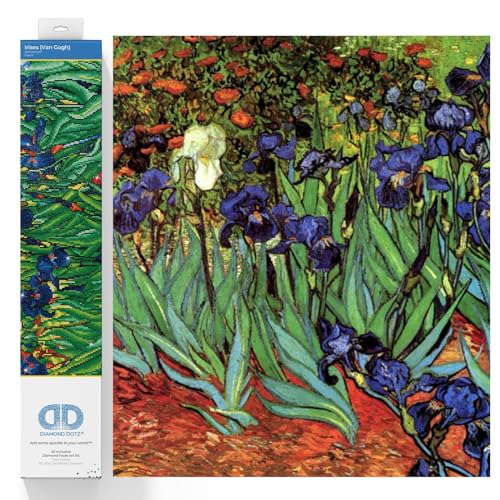 Diamond Dotz DD13-007 "Irises" von Van Gogh, ca. 71,12 x 55,9 cm gro�, Diamond Painting, Malen mit Diamanten, funkelndes Bild zum Selbstgestalten, f�r Kinder und Erwachsene Diamond Dotz DD13-007 "Irises" von Van Gogh, ca. 71,12 x 55,9 cm gro�, Diamond Painting, Malen mit Diamanten, funkelndes Bild zum Selbstgestalten, f�r Kinder und Erwachsene von DIAMOND DOTZ