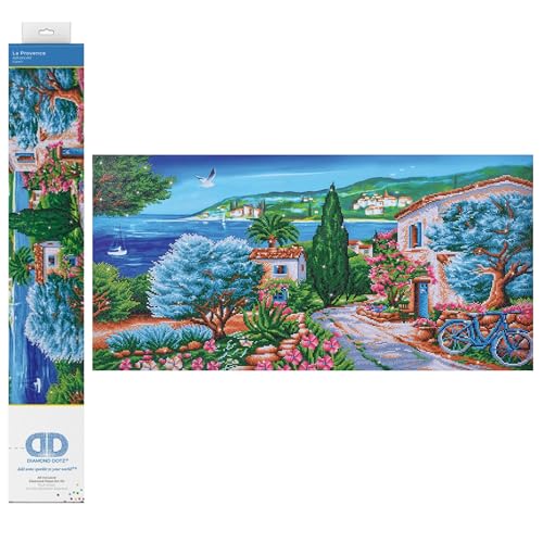Diamond Dotz DD13-014 La Provence, ca. 100 x 50 cm groß, Diamond Painting, Malen mit Diamanten, funkelndes Bild zum Selbstgestalten, für Kinder und Erwachsene Diamond Dotz DD13-014 La Provence, ca. 100 x 50 cm groß, Diamond Painting, Malen mit Diamanten, funkelndes Bild zum Selbstgestalten, für Kinder und Erwachsene von DIAMOND DOTZ
