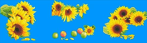 Diamond Dotz DD14-001 Sonnenblumen in 3 Designs, ca. 142 x 42 cm gro?, Diamond Painting, Malen mit Diamanten, funkelndes Bild zum Selbstgestalten, f?r Kinder und Erwachsene von DIAMOND DOTZ