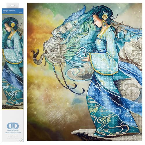 Diamond Dotz DD15-014 Drachenprinzessin, ca. 85 x 67 cm groß, Diamond Painting, Malen mit Diamanten, funkelndes Bild zum Selbstgestalten, für Kinder und Erwachsene Diamond Dotz DD15-014 Drachenprinzessin, ca. 85 x 67 cm groß, Diamond Painting, Malen mit Diamanten, funkelndes Bild zum Selbstgestalten, für Kinder und Erwachsene von DIAMOND DOTZ