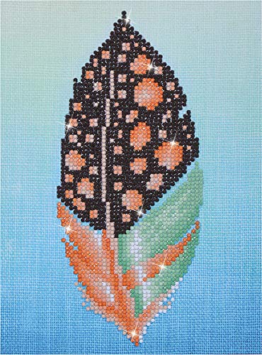 Diamond Dotz DD3-009 Feder, ca. 18 x 25 cm groß, Diamond Painting, Malen mit Diamanten, funkelndes Bild zum Selbstgestalten, für Kinder und Erwachsene, Bunt Diamond Dotz DD3-009 Feder, ca. 18 x 25 cm groß, Diamond Painting, Malen mit Diamanten, funkelndes Bild zum Selbstgestalten, für Kinder und Erwachsene, Bunt von DIAMOND DOTZ