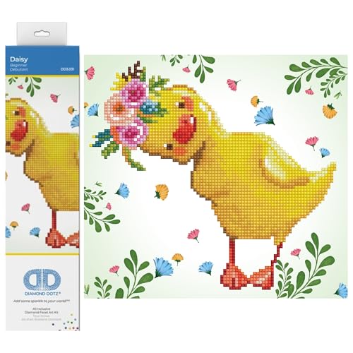 Diamond Dotz DD3-031 Daisy, ca. 25 x 23 cm groß, Diamond Painting, Malen mit Diamanten, funkelndes Bild zum Selbstgestalten, für Kinder und Erwachsene Diamond Dotz DD3-031 Daisy, ca. 25 x 23 cm groß, Diamond Painting, Malen mit Diamanten, funkelndes Bild zum Selbstgestalten, für Kinder und Erwachsene von DIAMOND DOTZ