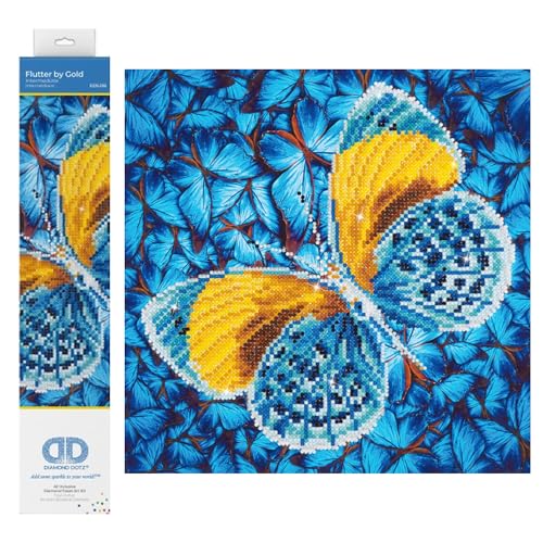 Diamond Dotz DD5-016 Schmetterling gold, ca. 30,5 x 30,5 cm groß, Diamond Painting, Malen mit Diamanten, funkelndes Bild zum Selbstgestalten, für Kinder und Erwachsene Diamond Dotz DD5-016 Schmetterling gold, ca. 30,5 x 30,5 cm groß, Diamond Painting, Malen mit Diamanten, funkelndes Bild zum Selbstgestalten, für Kinder und Erwachsene von DIAMOND DOTZ
