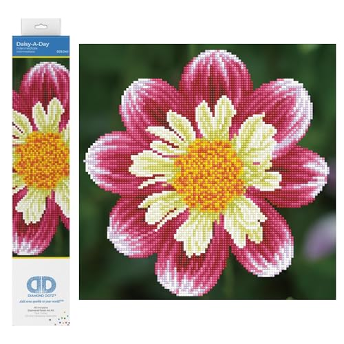 Diamond Dotz DD5-040 Gänseblümchen, ca. 30,5 x 30,5 cm groß, Diamond Painting, Malen mit Diamanten, funkelndes Bild zum Selbstgestalten, für Kinder und Erwachsene Diamond Dotz DD5-040 Gänseblümchen, ca. 30,5 x 30,5 cm groß, Diamond Painting, Malen mit Diamanten, funkelndes Bild zum Selbstgestalten, für Kinder und Erwachsene von DIAMOND DOTZ