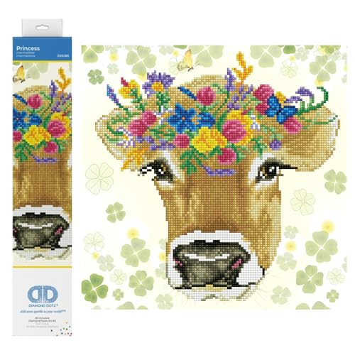 Diamond Dotz DD5-065 Princess, ca. 32 x 32 cm groß, Diamond Painting, Malen mit Diamanten, funkelndes Bild zum Selbstgestalten, für Kinder und Erwachsene Diamond Dotz DD5-065 Princess, ca. 32 x 32 cm groß, Diamond Painting, Malen mit Diamanten, funkelndes Bild zum Selbstgestalten, für Kinder und Erwachsene von DIAMOND DOTZ