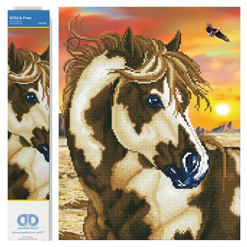 Diamond Dotz DD9-035 Pferd, ca. 35,5 x 45,7 cm groß, Diamond Painting, Malen mit Diamanten, funkelndes Bild zum Selbstgestalten, für Kinder und Erwachsene Diamond Dotz DD9-035 Pferd, ca. 35,5 x 45,7 cm groß, Diamond Painting, Malen mit Diamanten, funkelndes Bild zum Selbstgestalten, für Kinder und Erwachsene von DIAMOND DOTZ