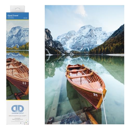 Diamond Dotz DD9-056 Fjord Travel, ca. 51,5 x 41,5 cm groß, Diamond Painting, Malen mit Diamanten, funkelndes Bild zum Selbstgestalten, für Kinder und Erwachsene Diamond Dotz DD9-056 Fjord Travel, ca. 51,5 x 41,5 cm groß, Diamond Painting, Malen mit Diamanten, funkelndes Bild zum Selbstgestalten, für Kinder und Erwachsene von DIAMOND DOTZ