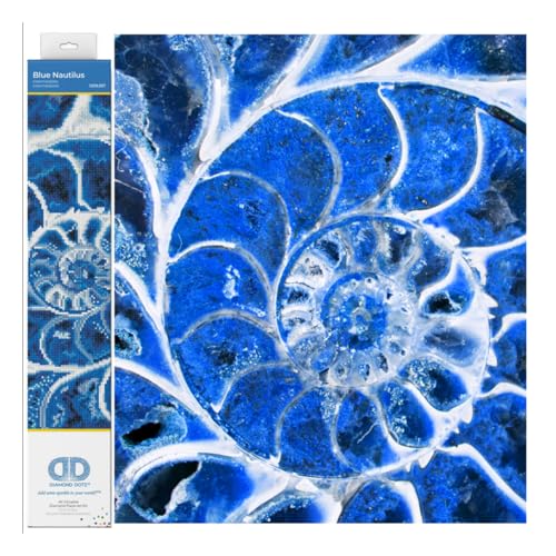 Diamond Dotz DD9-057 Blue Nautilus, ca. 51,5 x 37 cm groß, Diamond Painting, Malen mit Diamanten, funkelndes Bild zum Selbstgestalten, für Kinder und Erwachsene Diamond Dotz DD9-057 Blue Nautilus, ca. 51,5 x 37 cm groß, Diamond Painting, Malen mit Diamanten, funkelndes Bild zum Selbstgestalten, für Kinder und Erwachsene von DIAMOND DOTZ