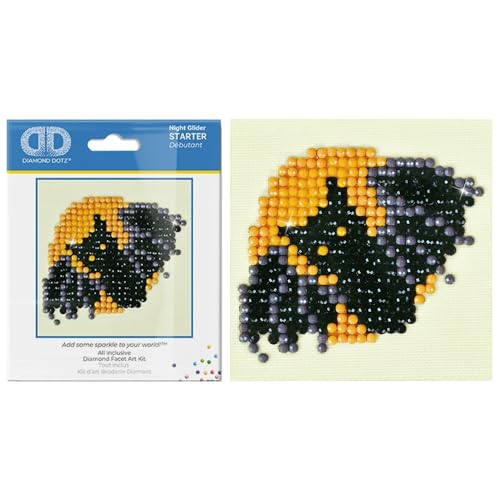 Diamond Dotz DDS-022 Fledermaus, ca. 7,6 x 7,6 cm groß, Diamond Painting, Malen mit Diamanten, funkelndes Bild zum Selbstgestalten, für Kinder und Anfänger Diamond Dotz DDS-022 Fledermaus, ca. 7,6 x 7,6 cm groß, Diamond Painting, Malen mit Diamanten, funkelndes Bild zum Selbstgestalten, für Kinder und Anfänger von DIAMOND DOTZ