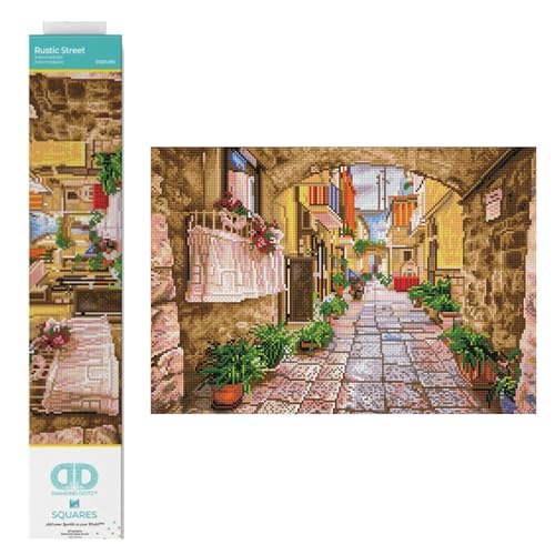 Diamond Dotz DQ10-010 Squares Rustic Street, ca. 36 x 52 cm groß, Diamond Painting, Malen mit Diamanten, funkelndes Bild zum Selbstgestalten, für Kinder und Erwachsene Diamond Dotz DQ10-010 Squares Rustic Street, ca. 36 x 52 cm groß, Diamond Painting, Malen mit Diamanten, funkelndes Bild zum Selbstgestalten, für Kinder und Erwachsene von DIAMOND DOTZ
