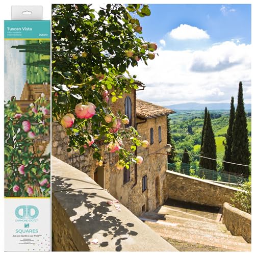 Diamond Dotz DQ8-013 Squares Tuscan Vista, ca. 31 x 41 cm groß, Diamond Painting, Malen mit Diamanten, funkelndes Bild zum Selbstgestalten, für Kinder und Erwachsene Diamond Dotz DQ8-013 Squares Tuscan Vista, ca. 31 x 41 cm groß, Diamond Painting, Malen mit Diamanten, funkelndes Bild zum Selbstgestalten, für Kinder und Erwachsene von DIAMOND DOTZ