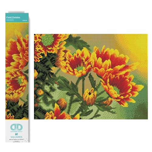 Diamond Dotz DQ9-001 Squares Field Daisies, ca. 35 x 45 cm groß, Diamond Painting, Malen mit Diamanten, funkelndes Bild zum Selbstgestalten, für Kinder und Erwachsene Diamond Dotz DQ9-001 Squares Field Daisies, ca. 35 x 45 cm groß, Diamond Painting, Malen mit Diamanten, funkelndes Bild zum Selbstgestalten, für Kinder und Erwachsene von DIAMOND DOTZ