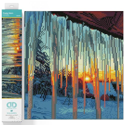 Diamond Dotz DQ9-006 Squares Frosty Morn, ca. 31 x 47 cm groß, Diamond Painting, Malen mit Diamanten, funkelndes Bild zum Selbstgestalten, für Kinder und Erwachsene Diamond Dotz DQ9-006 Squares Frosty Morn, ca. 31 x 47 cm groß, Diamond Painting, Malen mit Diamanten, funkelndes Bild zum Selbstgestalten, für Kinder und Erwachsene von DIAMOND DOTZ