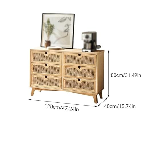 DIANXI Buffetschrank Holz Sideboard Rattan Kommode Wohnzimmer Lagerschrank Homestay Schlafzimmer Lagerschrank Besteckschrank DIANXI Buffetschrank Holz Sideboard Rattan Kommode Wohnzimmer Lagerschrank Homestay Schlafzimmer Lagerschrank Besteckschrank von DIANXI