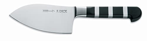 F. DICK Kräutermesser, 1905 (Messer mit Klinge 12 cm, X50CrMoV15 Stahl, nichtrostend, 56° HRC) 81949122, Schwarz, 24.8 x 5.75 x 1.8 cm von F. DICK