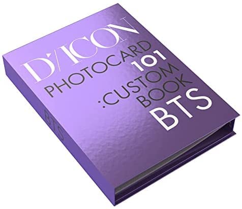(Brand New!) DICON BTS PHOTOCARD 101:CUSTOM BOOK/BEHIND BTS since 2018(2018-2021 in USA) (Photo Card Binder+Photo Card+Photo Card Holder Key Ring), 236 X 170 X 34 (mm) von DICON