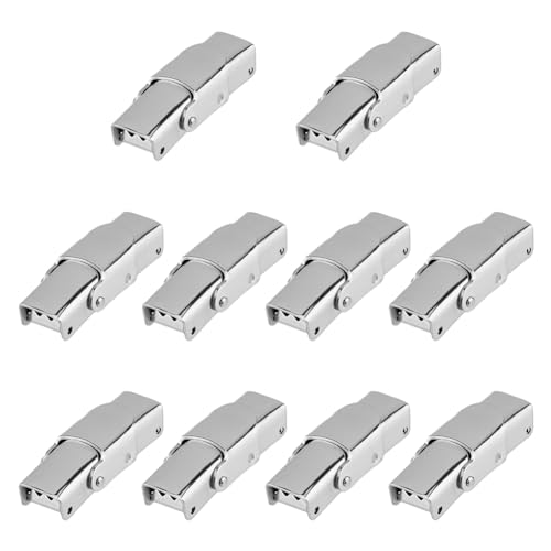 DICOSMETIC 10 Stück Edelstahl Uhrenschnalle Uhrenarmband Verschlüsse 26x9.5x7mm Uhrenverschlüsse Ersatz Sicherheits Rechteck Uhrenschnalle Für DIY Armband Schmuckherstellung DICOSMETIC 10 Stück Edelstahl Uhrenschnalle Uhrenarmband Verschlüsse 26x9.5x7mm Uhrenverschlüsse Ersatz Sicherheits Rechteck Uhrenschnalle Für DIY Armband Schmuckherstellung von DICOSMETIC