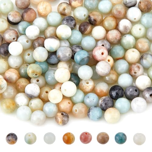 DICOSMETIC 150 Stück Amazonit Perlen 6mm Amazonit Edelstein Perlen Natürliche Kristallperlen Runde Natursteinperlen Zum Selbermachen von Schmuck DIY Armband Halskette Bohrung: 1mm DICOSMETIC 150 Stück Amazonit Perlen 6mm Amazonit Edelstein Perlen Natürliche Kristallperlen Runde Natursteinperlen Zum Selbermachen von Schmuck DIY Armband Halskette Bohrung: 1mm von DICOSMETIC