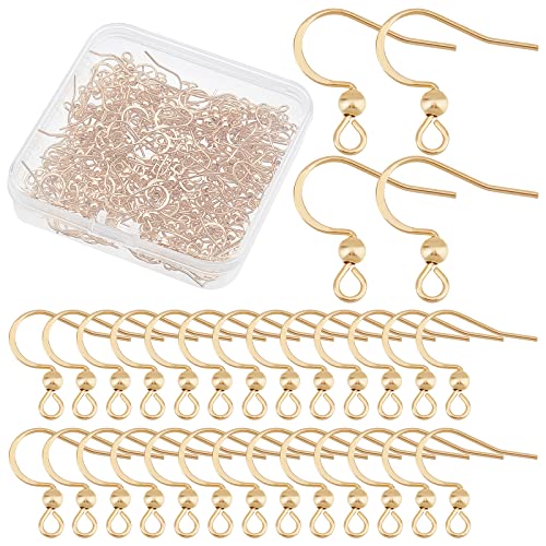 DICOSMETIC 16~19.5mm Ca. 200Pcs Golden 304 Edelstahl Ohrhaken Angelhaken Hypoallergen Ohrhaken Premium Herstellung Für DIY Schmuckzubehör DICOSMETIC 16~19.5mm Ca. 200Pcs Golden 304 Edelstahl Ohrhaken Angelhaken Hypoallergen Ohrhaken Premium Herstellung Für DIY Schmuckzubehör von DICOSMETIC