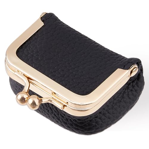 DICOSMETIC 1Pc Leder Mini Schmuckbeutel Schwarze Schmuckschatulle Münzbeutel Kleine Reise Schmuckaufbewahrungsbox Schmuckorganisator Mit Kussverschluss Für Frauen Halskette Armband DICOSMETIC 1Pc Leder Mini Schmuckbeutel Schwarze Schmuckschatulle Münzbeutel Kleine Reise Schmuckaufbewahrungsbox Schmuckorganisator Mit Kussverschluss Für Frauen Halskette Armband von DICOSMETIC