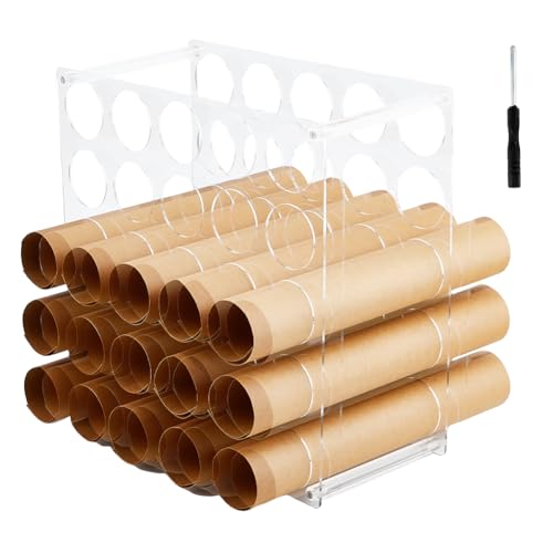 DICOSMETIC 1Pc Vinyl Aufbewahrungshalter 25 Loch Vinyl Roll Storage Acryl Aufbewahrungsregal Vinyl Rollen Organizer Vinyl Rollenhalterl Für Geschenkpapier Kunsthandwerk Organisation DICOSMETIC 1Pc Vinyl Aufbewahrungshalter 25 Loch Vinyl Roll Storage Acryl Aufbewahrungsregal Vinyl Rollen Organizer Vinyl Rollenhalterl Für Geschenkpapier Kunsthandwerk Organisation von DICOSMETIC