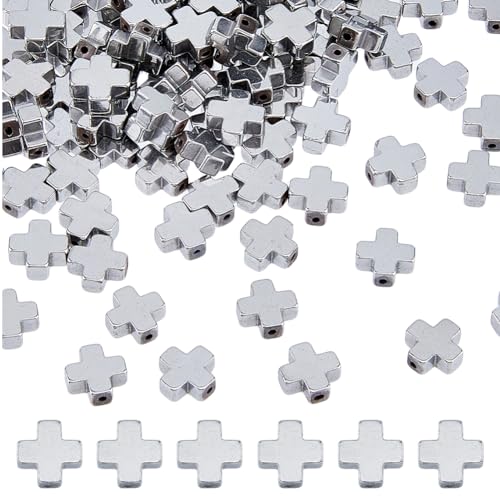 DICOSMETIC 2 Stränge Kruzifix Kreuzperlen Nicht Magnetisch Synthetische Hämatitperlen Segenskreuzperlen Heiliger Anhänger Lose Perlen Für Die Schmuckherstellung Halloween-Dekoration DICOSMETIC 2 Stränge Kruzifix Kreuzperlen Nicht Magnetisch Synthetische Hämatitperlen Segenskreuzperlen Heiliger Anhänger Lose Perlen Für Die Schmuckherstellung Halloween-Dekoration von DICOSMETIC