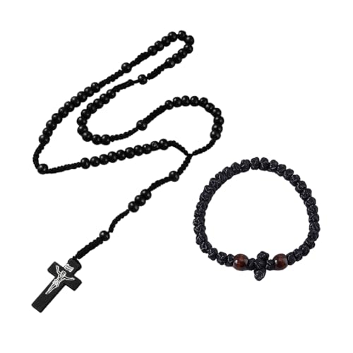 DICOSMETIC 2 Stück Christlich Orthodoxes Gebetsseil 33/100 Knoten Orthodoxes Griechisches Gebetsseil Griechisches Komboskoini Chotki Schutz Segen Kreuzanhänger Religiöses Geschenk Für Männer Frauen DICOSMETIC 2 Stück Christlich Orthodoxes Gebetsseil 33/100 Knoten Orthodoxes Griechisches Gebetsseil Griechisches Komboskoini Chotki Schutz Segen Kreuzanhänger Religiöses Geschenk Für Männer Frauen von DICOSMETIC