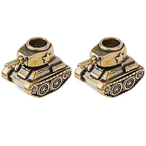 DICOSMETIC 2 Stück Messerschnurperlen Tank Messing Paracord Perle EDC Bartperlen Antik Bronze Großlochperle Überlebensgeschenke Für Männer Für Messerschnur Schlüsselanhänger Armband Bohrung: 5mm DICOSMETIC 2 Stück Messerschnurperlen Tank Messing Paracord Perle EDC Bartperlen Antik Bronze Großlochperle Überlebensgeschenke Für Männer Für Messerschnur Schlüsselanhänger Armband Bohrung: 5mm von DICOSMETIC