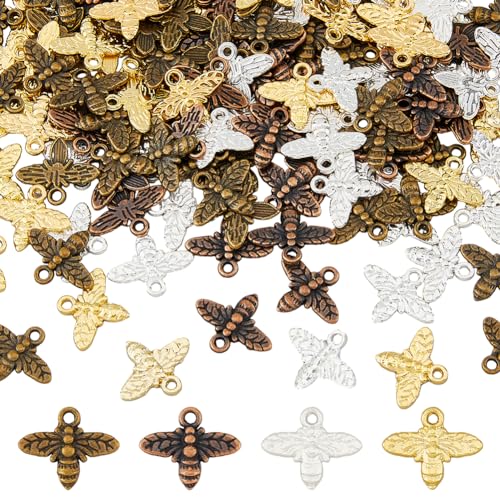 DICOSMETIC 200 Stück 4 Farben Tibetische Bienenanhänger Fliegeninsektenanhänger Legierung Honigbienenanhänger Vergoldete Bienenanhänger Mini Bienenanhänger Für DIY Handwerk, Bohrung: 2mm DICOSMETIC 200 Stück 4 Farben Tibetische Bienenanhänger Fliegeninsektenanhänger Legierung Honigbienenanhänger Vergoldete Bienenanhänger Mini Bienenanhänger Für DIY Handwerk, Bohrung: 2mm von DICOSMETIC
