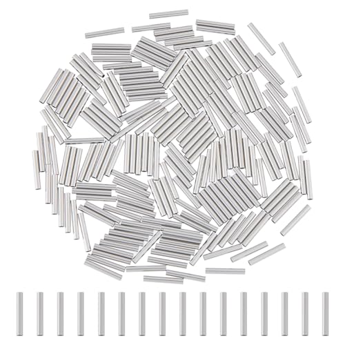 DICOSMETIC 200 Stück Lange Metallrohrperlen Edelstahlrohrabstandhalterperlen 10mm Lange Gerade Abstandhalterperlen Lange Nudelrohrperlen Für Die Schmuckherstellung Bohrung: 1mm DICOSMETIC 200 Stück Lange Metallrohrperlen Edelstahlrohrabstandhalterperlen 10mm Lange Gerade Abstandhalterperlen Lange Nudelrohrperlen Für Die Schmuckherstellung Bohrung: 1mm von DICOSMETIC