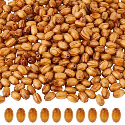DICOSMETIC 500 Stück Natur Holzperlen 8x5.5mm Kiefer Perlen Ovale Holzperlen Braune Holzperlen Makramee Perlen Holz Zwischenperlen für Makramee Handarbeit, Schmuckherstellung DICOSMETIC 500 Stück Natur Holzperlen 8x5.5mm Kiefer Perlen Ovale Holzperlen Braune Holzperlen Makramee Perlen Holz Zwischenperlen für Makramee Handarbeit, Schmuckherstellung von DICOSMETIC
