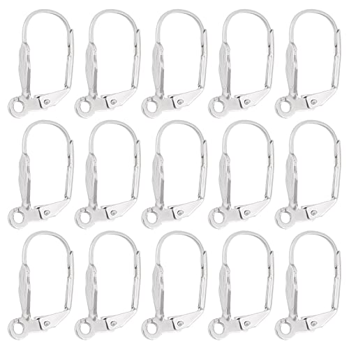 DICOSMETIC 60 Stück Edelstahl Ohrring Haken Hebelver Ohrhaken Französische Ohrhaken Hypoallergene Ohrring Haken 19x11mm Ohrhaken mit Schlaufe 1.5mm Für DIY Ohrringe Schmuckherstellung DICOSMETIC 60 Stück Edelstahl Ohrring Haken Hebelver Ohrhaken Französische Ohrhaken Hypoallergene Ohrring Haken 19x11mm Ohrhaken mit Schlaufe 1.5mm Für DIY Ohrringe Schmuckherstellung von DICOSMETIC