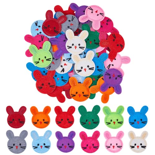 DICOSMETIC 60 Stück Kaninchen Bestickte Applikation Osterhase Bügel Patches Niedliche Tier Bügel Applikation Stickerei Aufnäher Reparatur Patches Für Jacke Hose DICOSMETIC 60 Stück Kaninchen Bestickte Applikation Osterhase Bügel Patches Niedliche Tier Bügel Applikation Stickerei Aufnäher Reparatur Patches Für Jacke Hose von DICOSMETIC