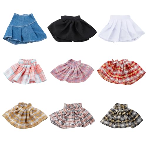 DICOSMETIC 9 Stück 9 Stile Polyester Puppenkleidung Mini Puppenkleidung Sommer Puppen Kleidung 7x11.9cm Puppen Kleidung Röcke BJD Puppenkleidungs Für Weihnachts Und Geburtstagsgeschenk DICOSMETIC 9 Stück 9 Stile Polyester Puppenkleidung Mini Puppenkleidung Sommer Puppen Kleidung 7x11.9cm Puppen Kleidung Röcke BJD Puppenkleidungs Für Weihnachts Und Geburtstagsgeschenk von DICOSMETIC