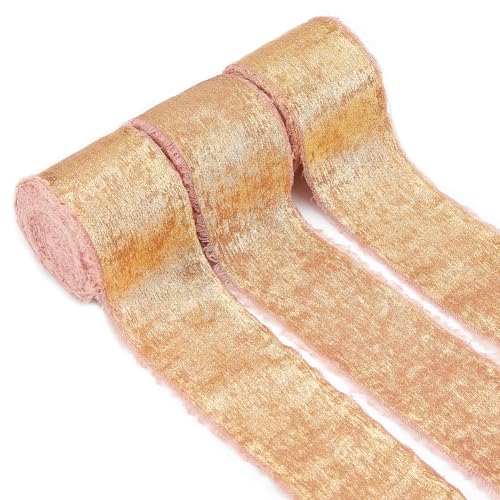 DICOSMETIC Glitzer-Chiffonband, 15 m, Rosa, ausgefranstes Band, 40 mm breit, handgefertigt, Fransenband, schimmerndes Polyesterband für Blumenstrauß, Geschenkverpackung, Hochzeit, Party, Dekoration DICOSMETIC Glitzer-Chiffonband, 15 m, Rosa, ausgefranstes Band, 40 mm breit, handgefertigt, Fransenband, schimmerndes Polyesterband für Blumenstrauß, Geschenkverpackung, Hochzeit, Party, Dekoration von DICOSMETIC