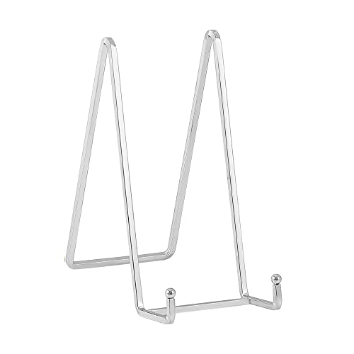 Staffelei Aufsteller Teller Ständer Metall - 2 Stück Tellerständer - Deko Tellerhalter - Dekoteller Halterung - Eisen Staffelei fuer Teller | Foto | Bücher | Bild | Bilderrahmen - Silber - 20,5 cm Staffelei Aufsteller Teller Ständer Metall - 2 Stück Tellerständer - Deko Tellerhalter - Dekoteller Halterung - Eisen Staffelei fuer Teller | Foto | Bücher | Bild | Bilderrahmen - Silber - 20,5 cm von DIDUDIDU