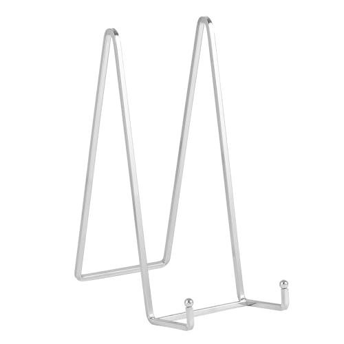 Staffelei Aufsteller Teller Ständer Metall - Tellerständer Groß - Deko Tellerhalter - Dekoteller Halterung - Eisen Staffelei fuer Buch | Foto | Bilderrahmen | Gedenktafel - Silber - 2 Stück - 25 cm Staffelei Aufsteller Teller Ständer Metall - Tellerständer Groß - Deko Tellerhalter - Dekoteller Halterung - Eisen Staffelei fuer Buch | Foto | Bilderrahmen | Gedenktafel - Silber - 2 Stück - 25 cm von DIDUDIDU
