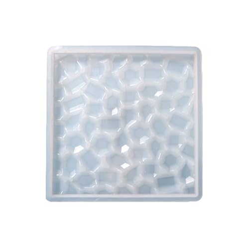 1/6 x Diamant-Untersetzer-Form, Blume, Herz, runde Form, Epoxidharz, Tassenmatte, Formen mit Diamanten, Unterseite aus Kunstharz 1/6 x Diamant-Untersetzer-Form, Blume, Herz, runde Form, Epoxidharz, Tassenmatte, Formen mit Diamanten, Unterseite aus Kunstharz von DIEKE